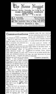 Albertaschenck letter